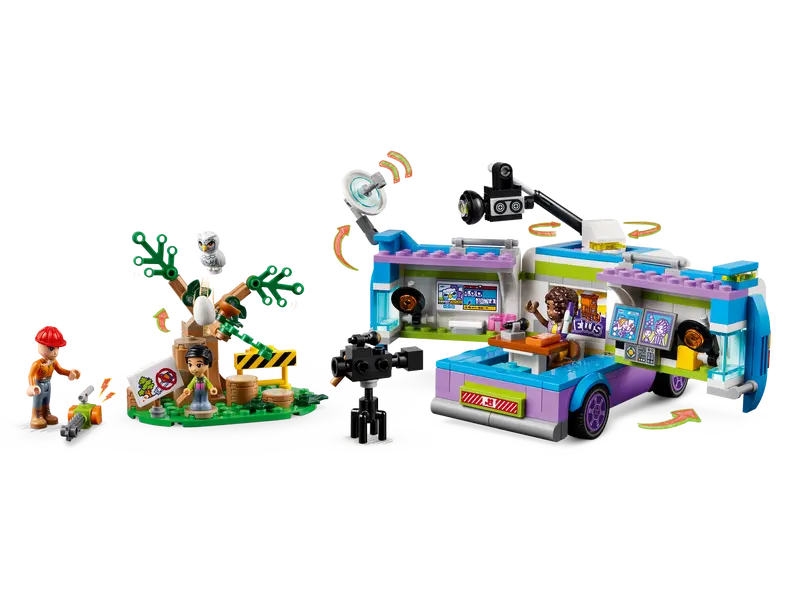 Lego Friends 41749 Newsroom Van 6+