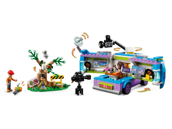 LEGO Friends Newsroom Van 6+ 446Pcs 41749