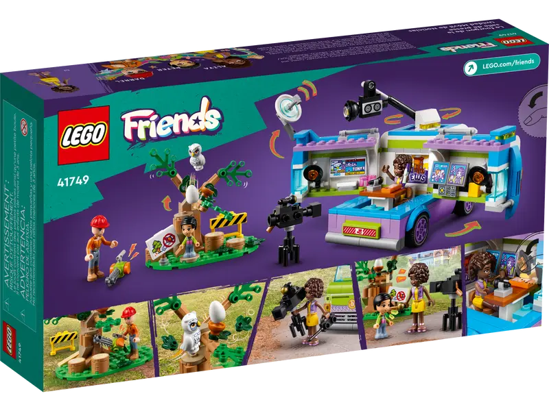 Lego Friends 41749 Newsroom Van 6+
