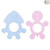 Hopop Easy Grip Silicone Teether for Teething Gums Pack of 2 Assorted