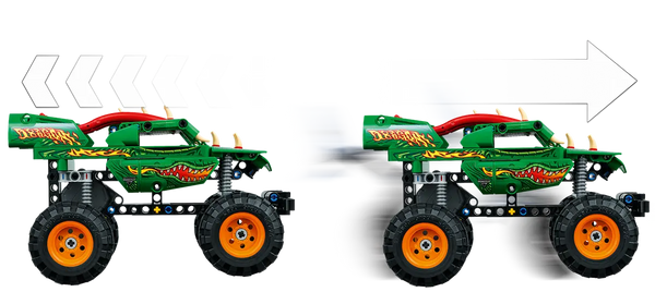 LEGO Technic Monster Jam Dragon 7+ 217Pcs 42149