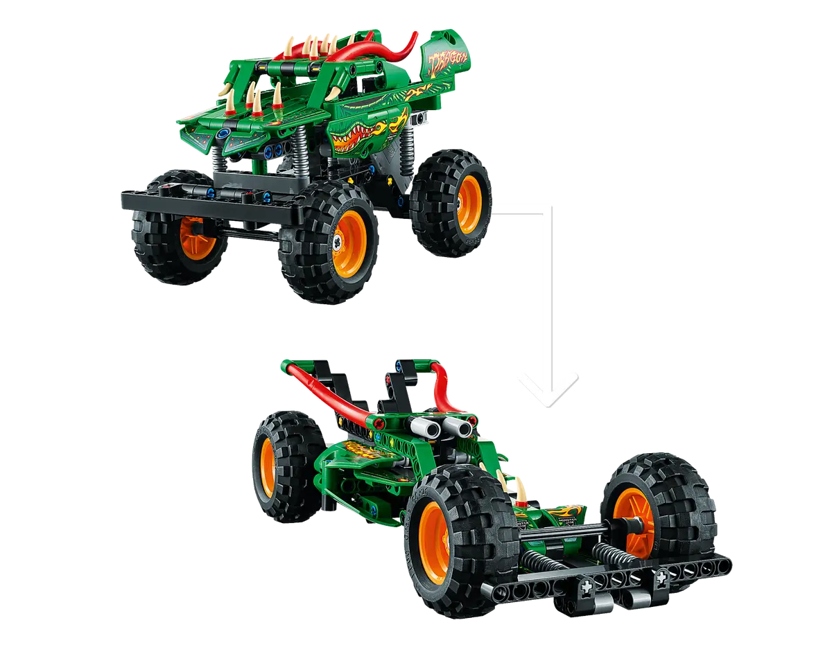 LEGO Technic Monster Jam Dragon 7+ 217Pcs 42149