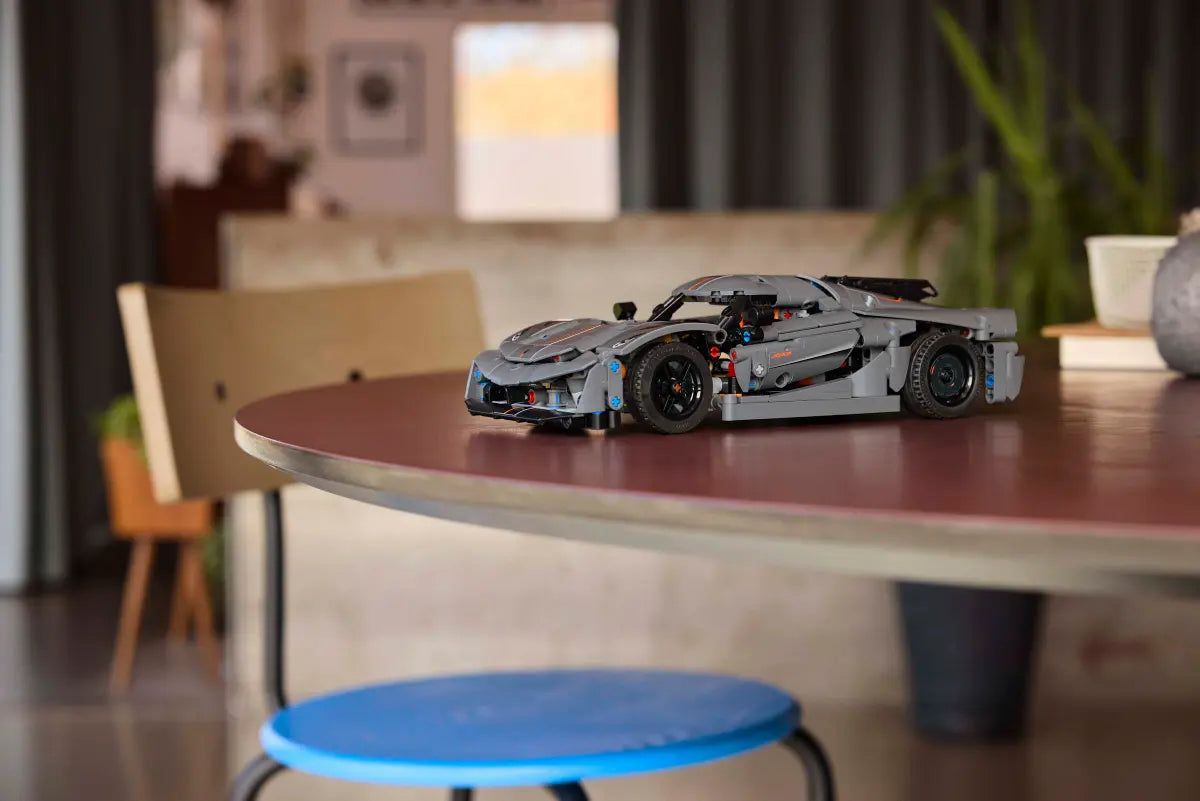 LEGO Technic Koenigsegg Jesko Absolut Grey Hypercar 10+ 801Pcs 42173