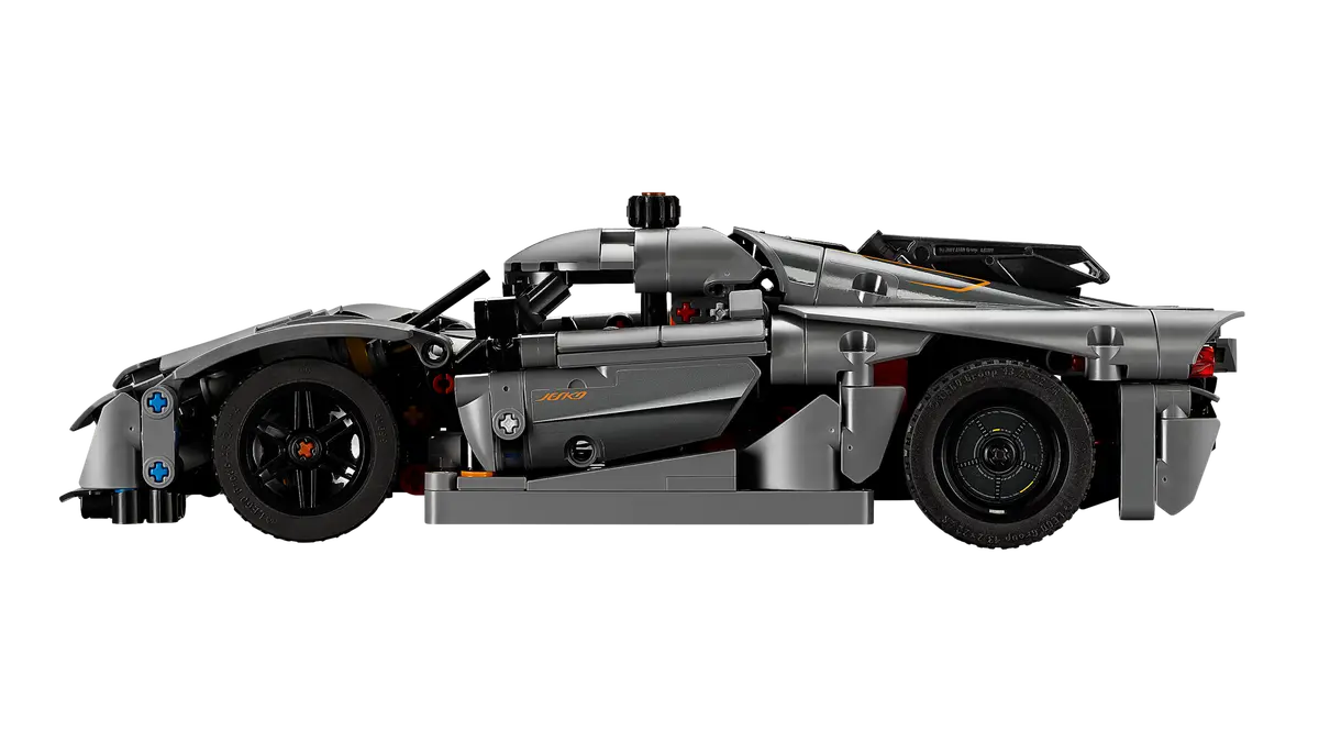 LEGO Technic Koenigsegg Jesko Absolut Grey Hypercar 10+ 801Pcs 42173
