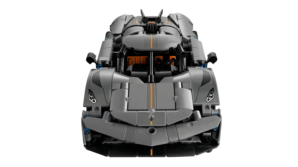 LEGO Technic Koenigsegg Jesko Absolut Grey Hypercar 10+ 801Pcs 42173