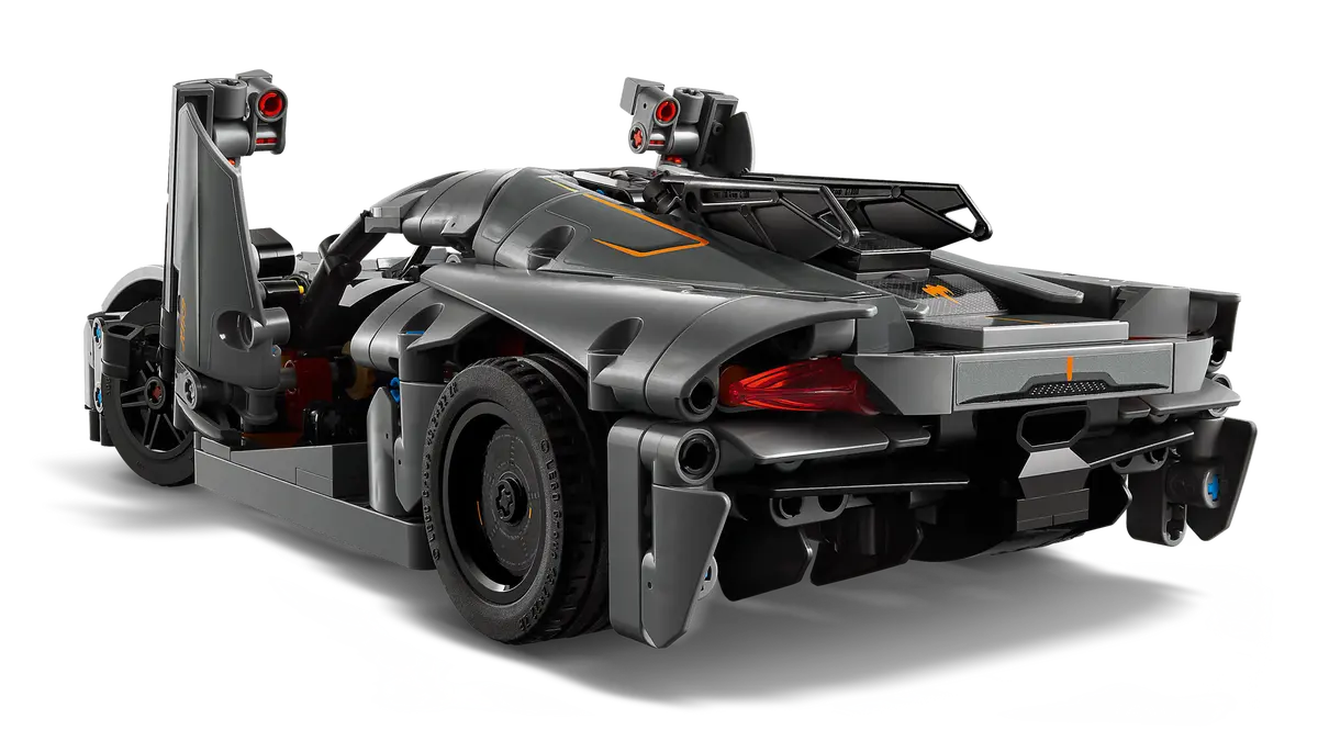 LEGO Technic Koenigsegg Jesko Absolut Grey Hypercar 10+ 801Pcs 42173