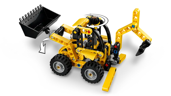 LEGO Technic Backhoe Loader Construction Toy Vehicle Set 7+ 104Pcs 42197