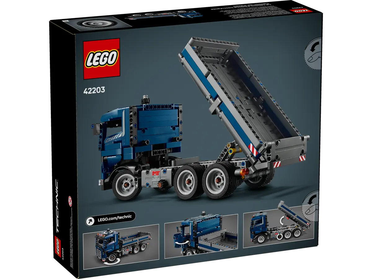 LEGO Technie Tipping Dump Truck 9+ 462Pcs 42203 – The Moms Darling