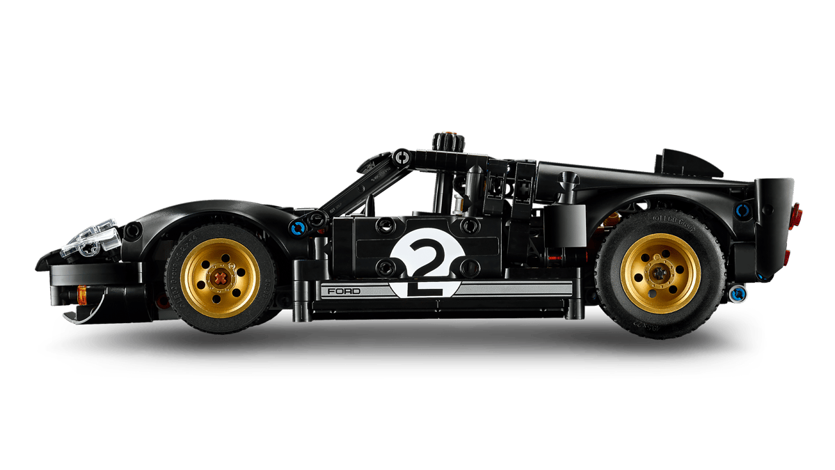 LEGO Technic 1966 Ford GT40 MKII Race Car 793 Pieces 18+ – Black & Silver