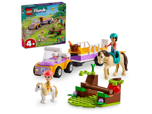 LEGO Friends Horse and Pony Trailer 4+ 105Pcs 42634