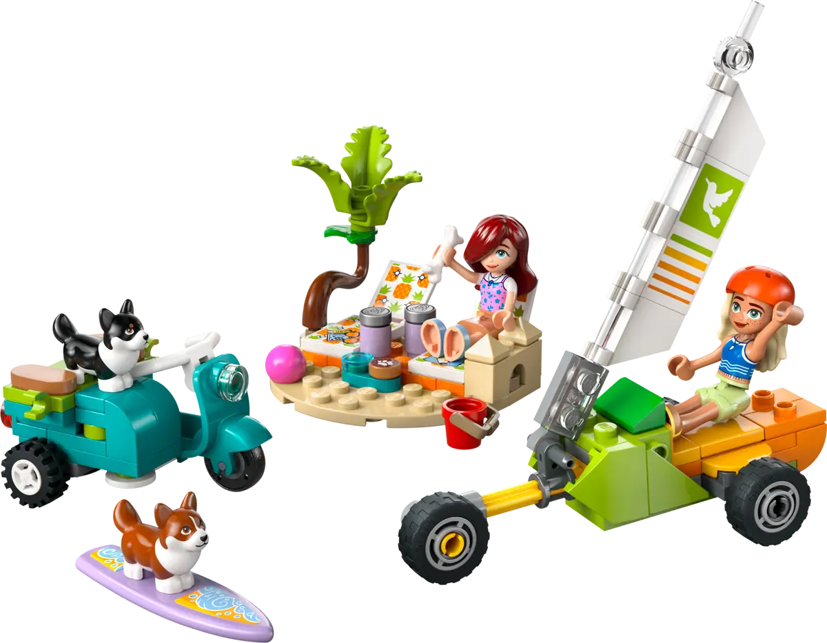 Lego Friends 42641 Surfing Dogs And Scooter Adventure 6+