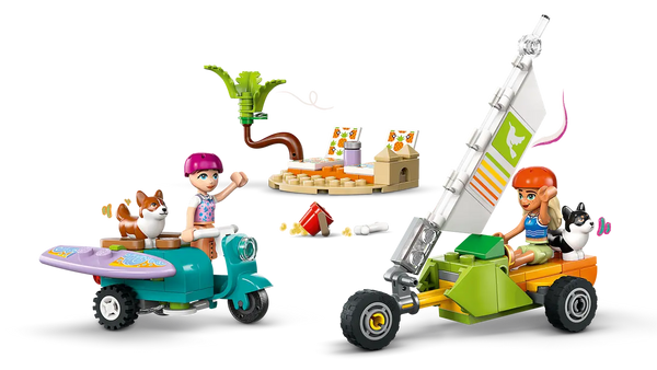 LEGO Friends Surfing Dogs and Scooter Adventure 6+ 113Pcs 42641