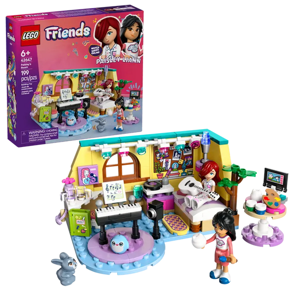 LEGO Friends Paisley’s Room Pretend Play Bedroom Playset 6+ 199PCS 42647