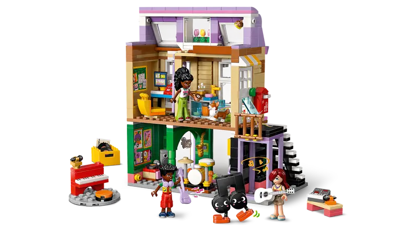 LEGO Music Store & Apartment