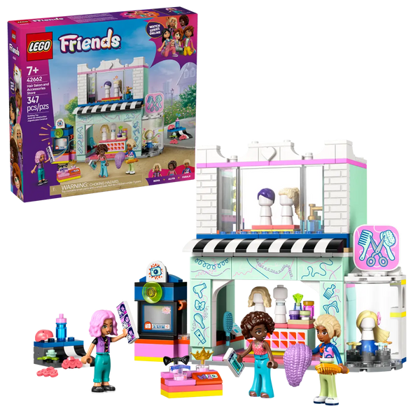 LEGO Friends Hair Salon and Accessories Store 7+ 347Pcs 42662
