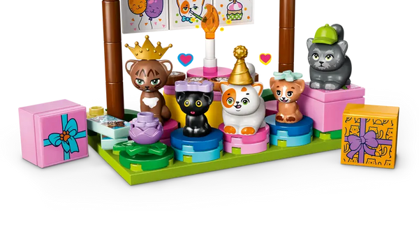 LEGO Friends Cat Birthday Party & Tree House 6+ 321Pcs 42666