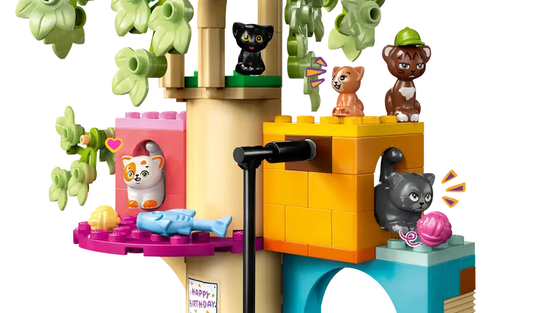 LEGO Friends Cat Birthday Party & Tree House 6+ 321Pcs 42666