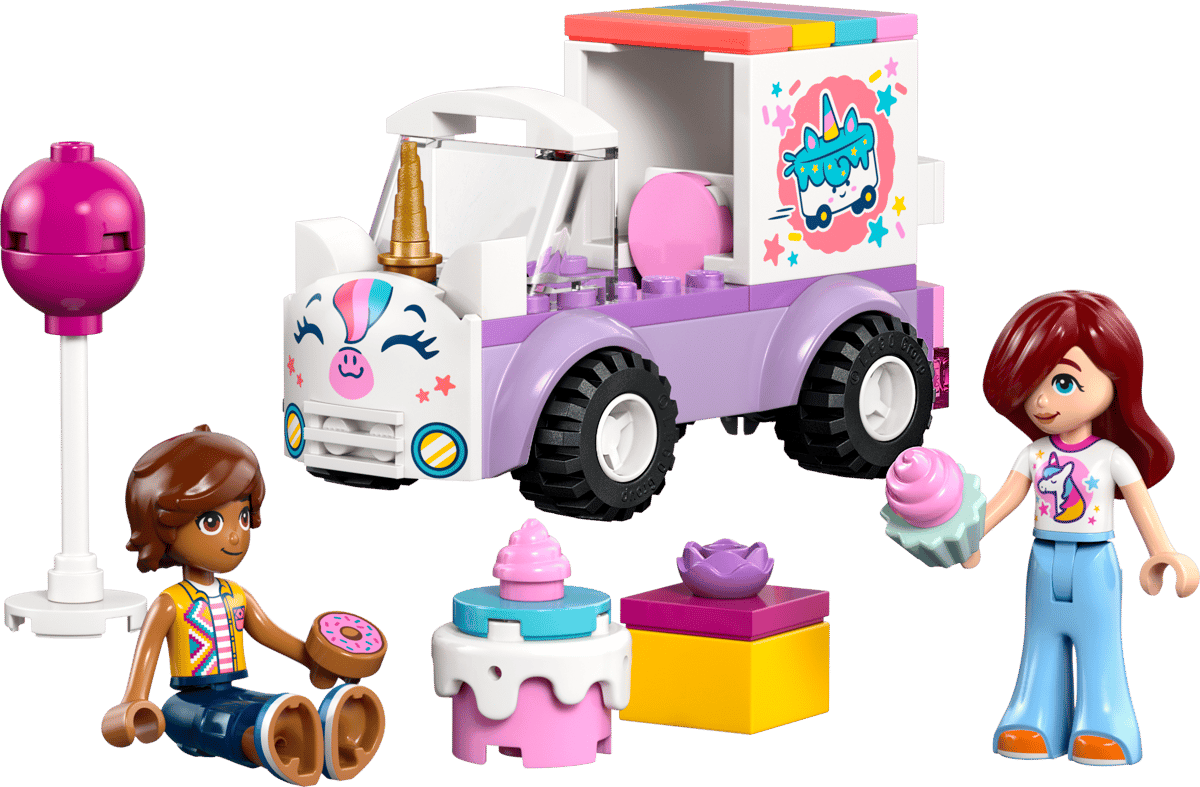 LEGO Friends Unicorn Cake Delivery Car 67 Pieces 5 × 9 × 5 cm Multicolour