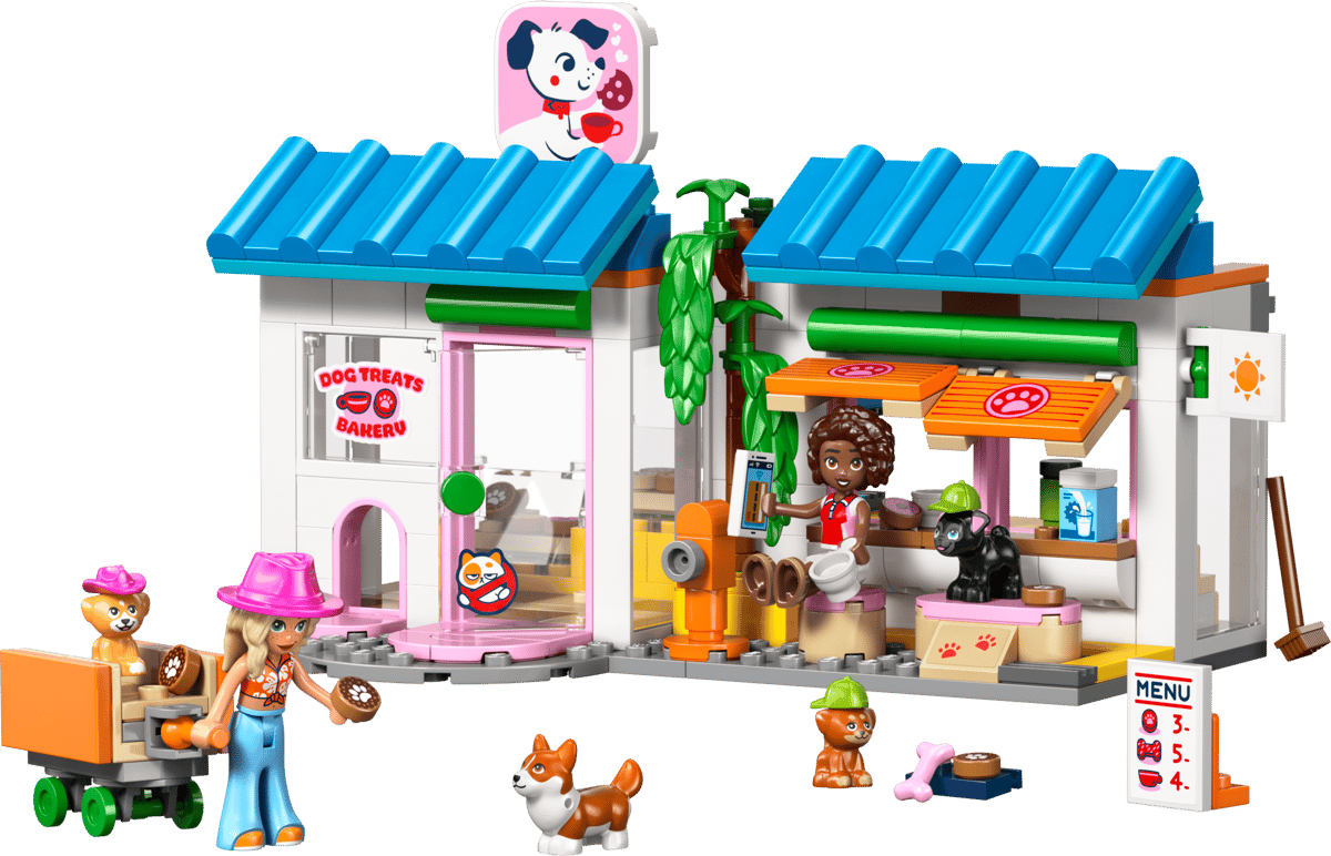 LEGO Friends Dog Treats Bakery 278 Pieces 12 × 19 × 12 cm Multicolour