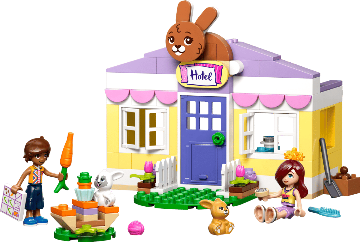 LEGO Friends Heartlake City Bunny Hotel 161 Pieces 11 × 13 × 12 cm Multicolour