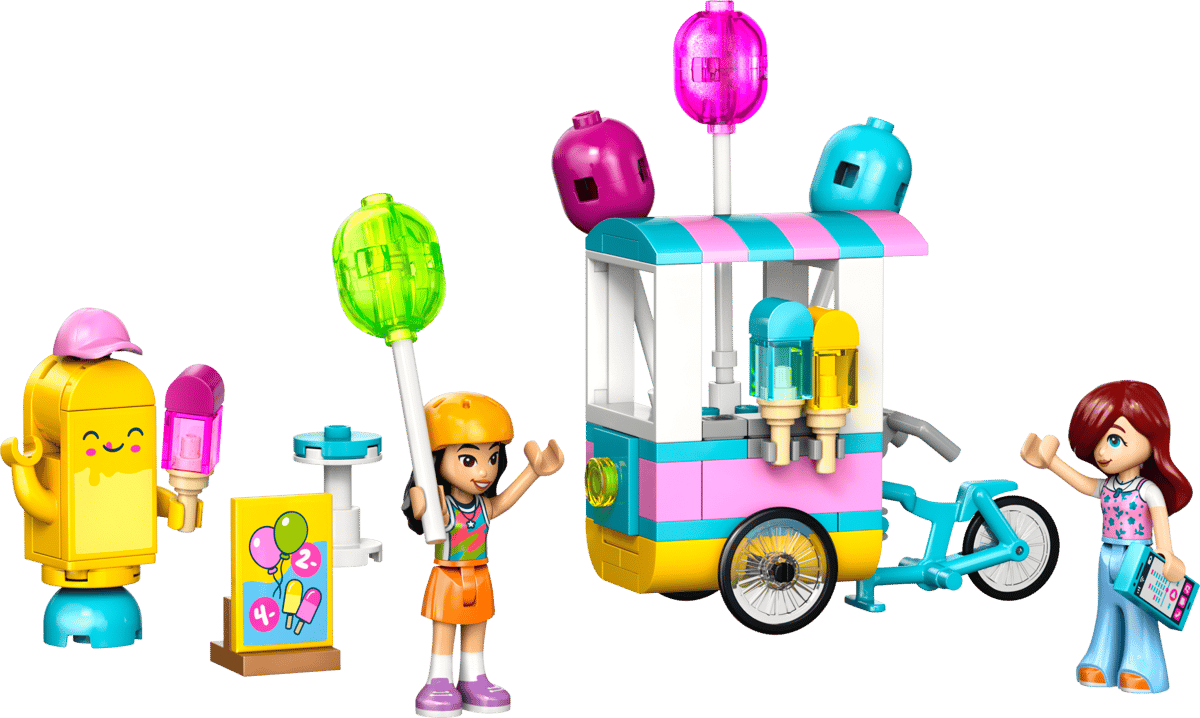 LEGO Friends Ice Cream & Balloon Stand 107 Pieces 10 × 8 × 5 cm Multicolour