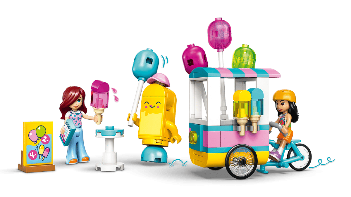 LEGO Friends Ice Cream & Balloon Stand 107 Pieces 10 × 8 × 5 cm Multicolour