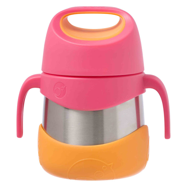 B Box Insulated Food Jar 335Ml - Strawberry Shake Pink Orange