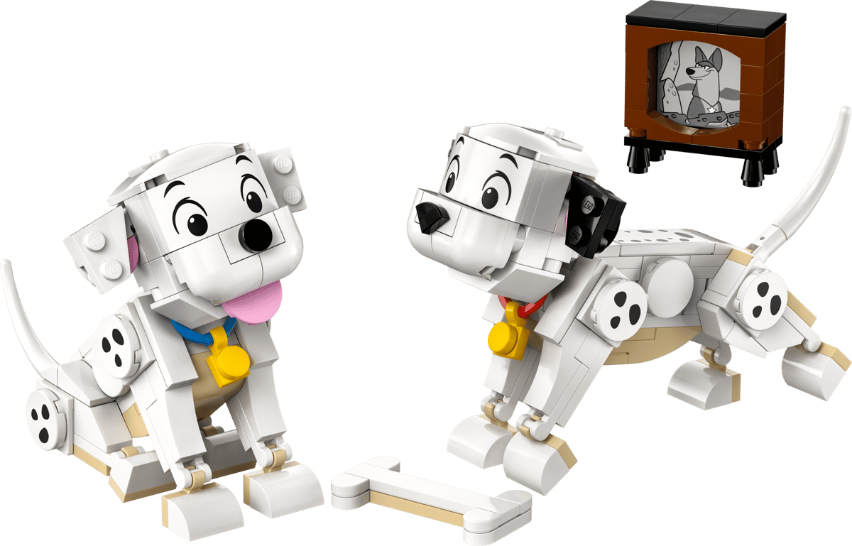 LEGO Disney Lucky & Penny 101 Dalmatians Puppies 268 Pieces 9 cm Multicolour