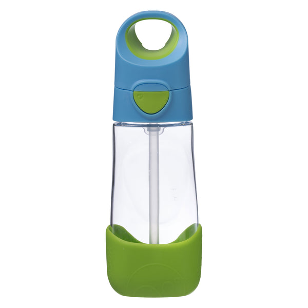 B Box Tritan Straw Drink Bottle 450Ml - Ocean Breeze Blue Green