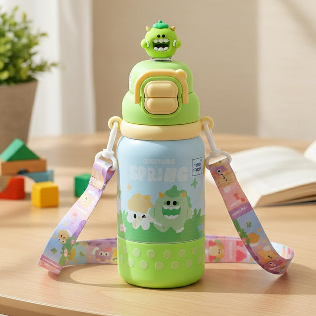 Mee Mee Oasis Sip Kids Insulated Water Bottle 460ml – Green
