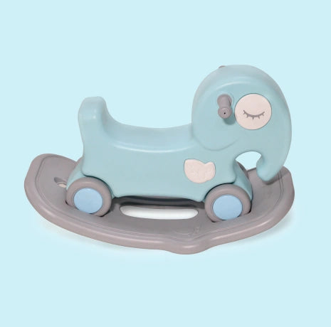Playgro Tusker Rock-N-Ride Convertible Rocker & Ride-On 28.75 Inch β Multicolor
