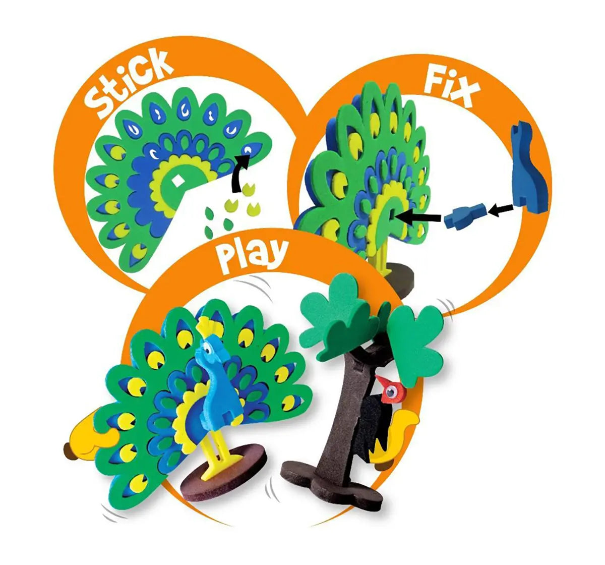 Imagimake Worldwide: Birds DIY Art & Craft Kits for Kids