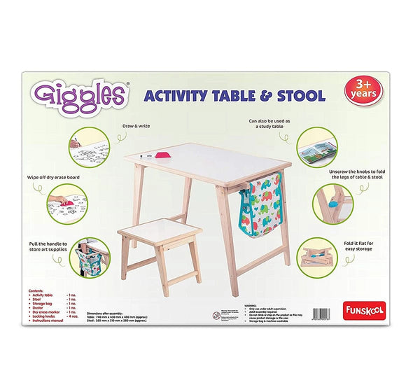 Giggles Activity Table And Stool