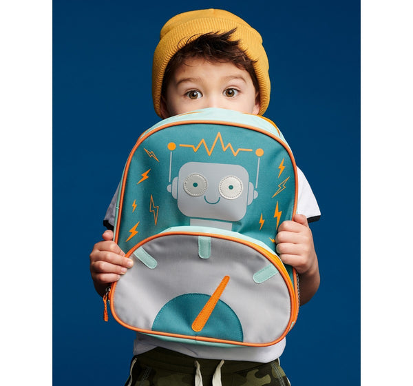 Skip Hop Back To School Spark Style Big Kid Backpack, Robot