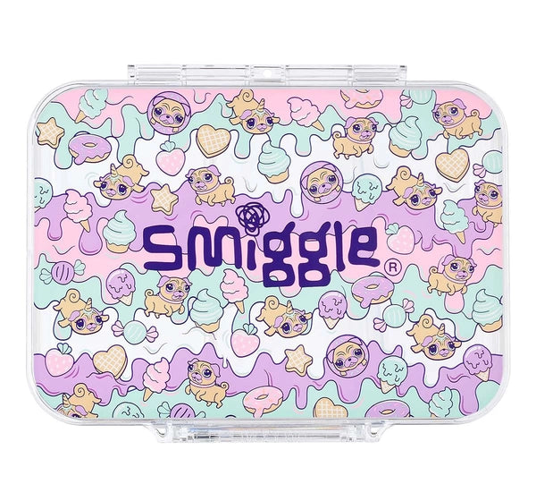 Smiggle Hey There Lunchbox Graphic Mint Transparent, 4Y+