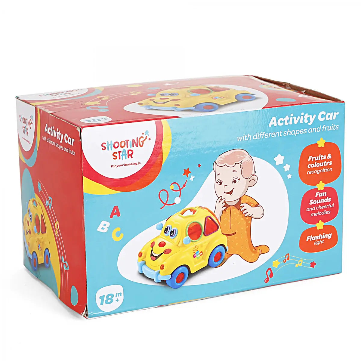 Shooting Star Activity Car Yellow 18M+