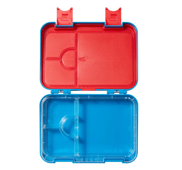 Smiggle Round About Lunch Box Bento, Medium, Blue, 3Y+