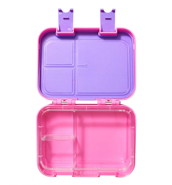 Smiggle Away Small Happy Bento Lunchbox Pink, 3Y+