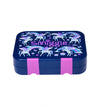 Smiggle Away Small Happy Bento Lunchbox Navy, 3Y+