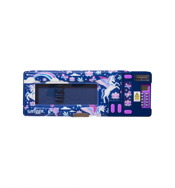 Smiggle Unicorn Away Pop Out Pencil Case Navy, 3Y+