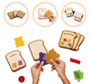 Dabble Pretend Play Sandwich Playset by Playshifu Six Sneaky Sandwiches