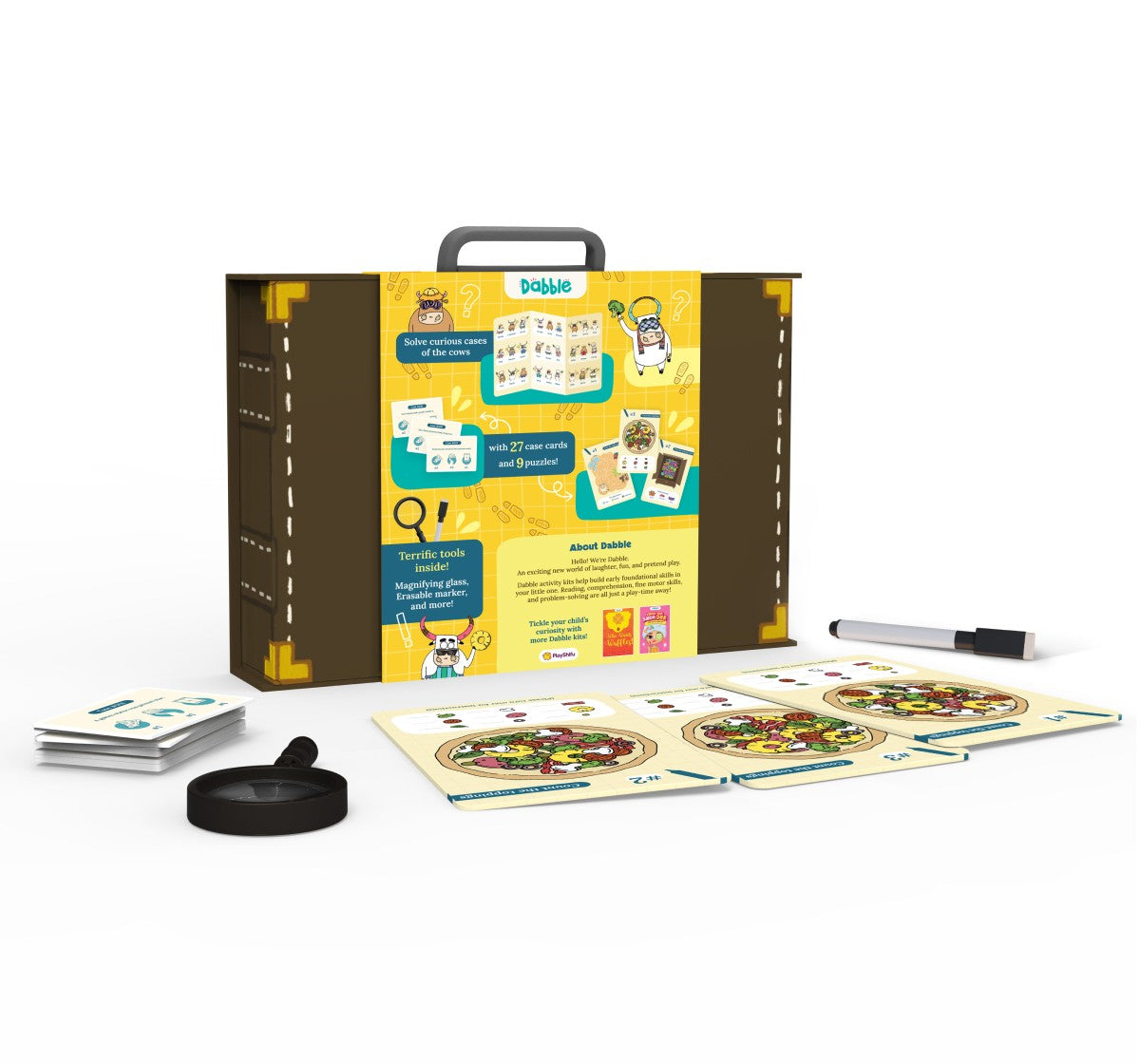Dabble Moo Town Detective Game One Size Multicolour