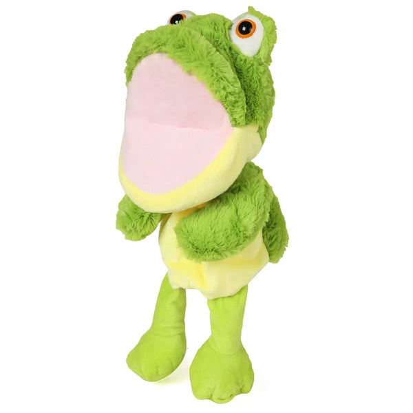 Pugs & Play Frog Talking Hand Puppet Green 3Y+