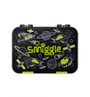 Smiggle Fly High Happy Medium Bento Lunchbox Black, 3Y+