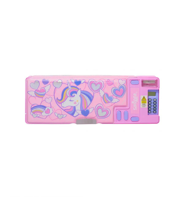 Smiggle Fly High Unicorn Pop Out Pencil Case Pink, 3Y+