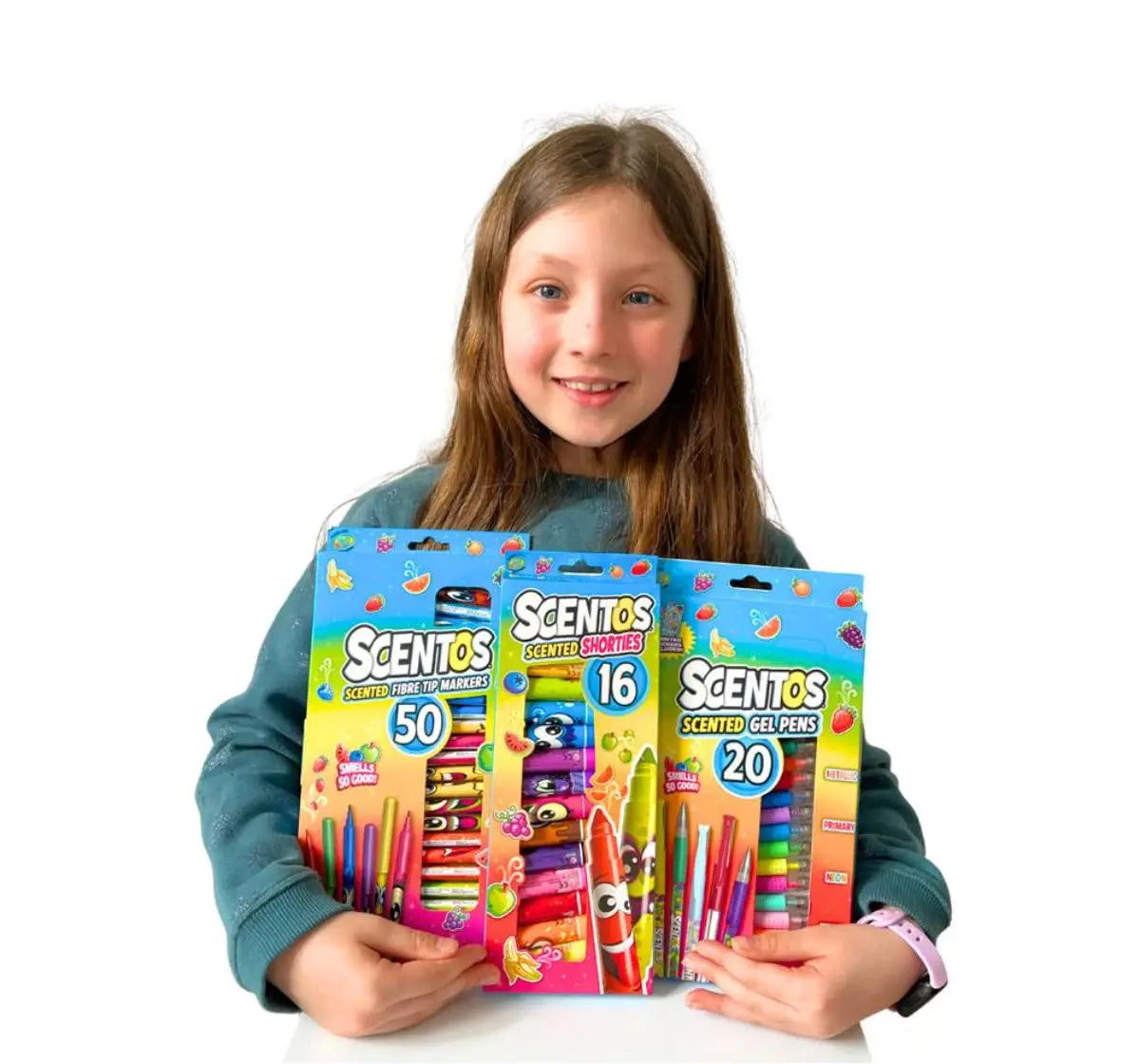 Scentos 10 Fibre Tip Pens