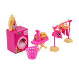 Kriiddaank Disney Princess Washing Machine Set Pack of 11 Multicolour