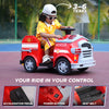 E-Motorad Formula Fun Fire Truck Ride On Car - Red