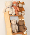 Pluchi Marshmallow The bear Cotton Knitted Stuffed Soft Toy (Pale Whisper)