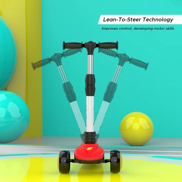EMotorad Formula Fun Speed Glide Ride on Scooter - Red